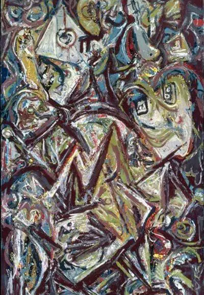 Troubled Queen Jackson Pollock